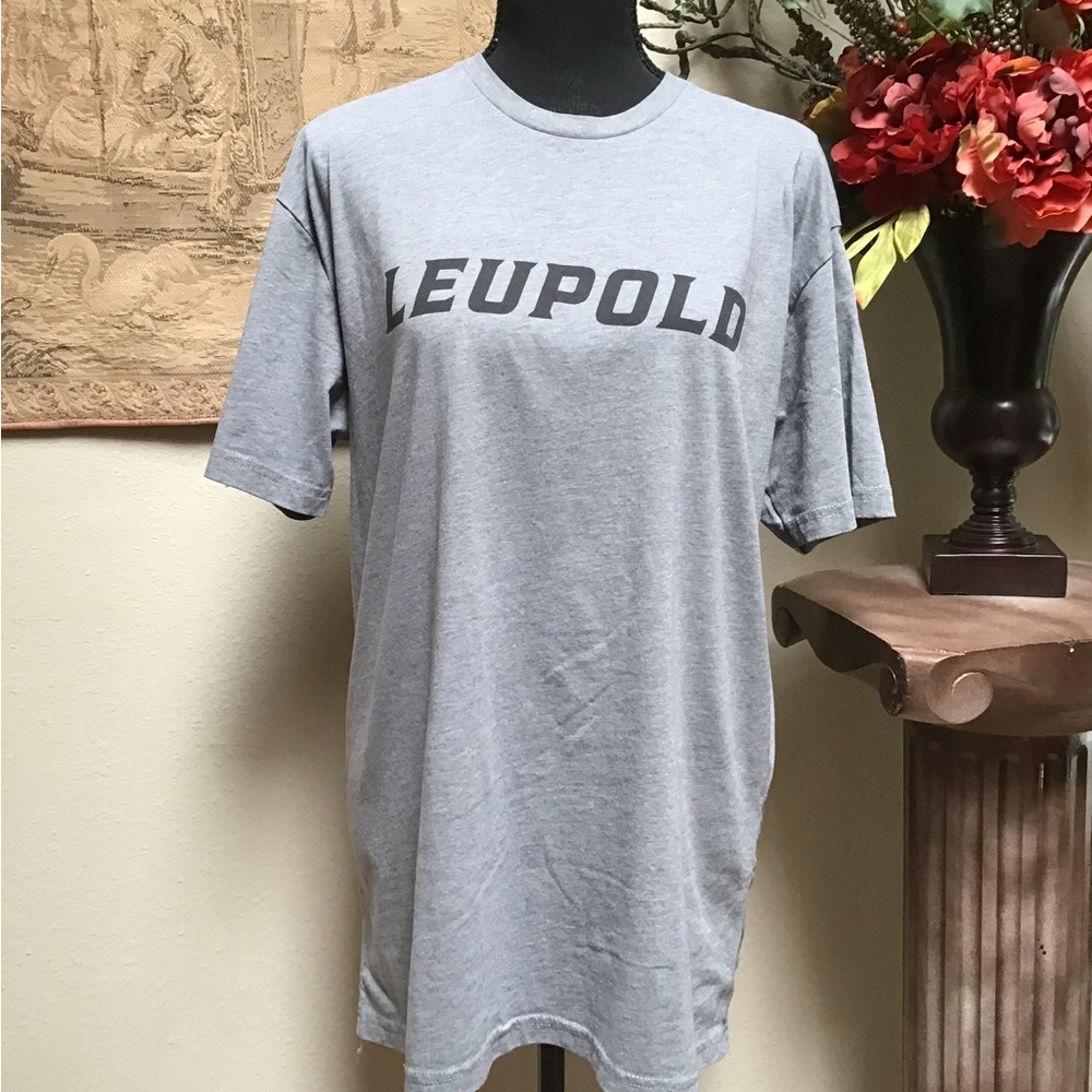 LEUPOLD gray tee, Xlg